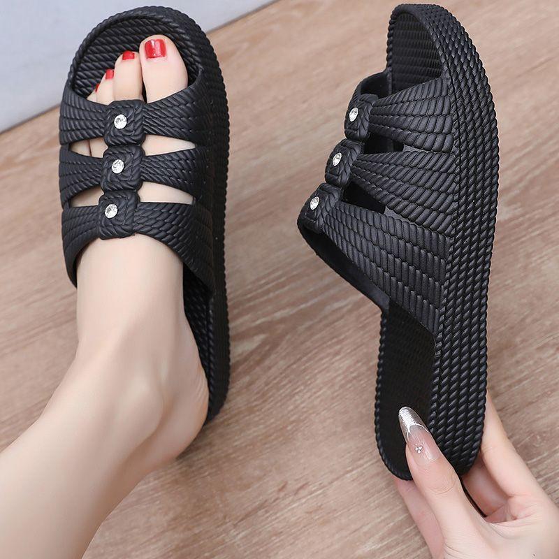 Ladies' Summer Slippers Thick Soled New Wear Resistant Daily Anti Slip Casual and Comfortable