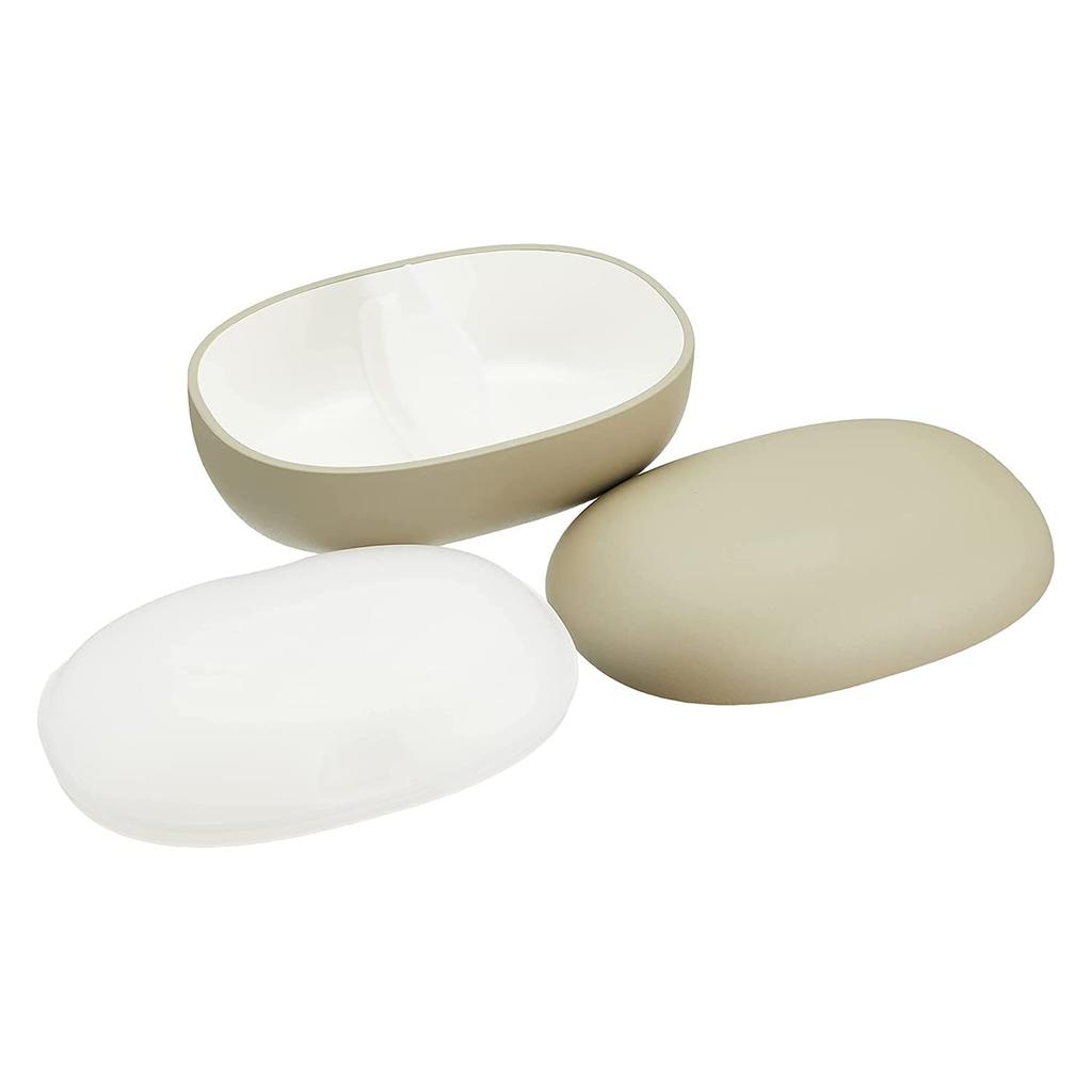 Takenaka Mayu Lunch Box, Small, Light Khaki, 420ml + 180ml