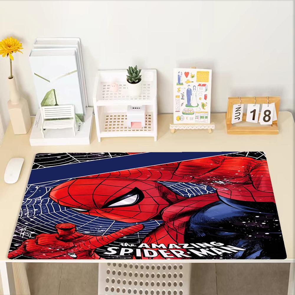 Spider Man Theme Mouse Pad, Non Slip Rubber Base, Multifunctional Office & Home Decor, Perfect for Workspace Personalization.