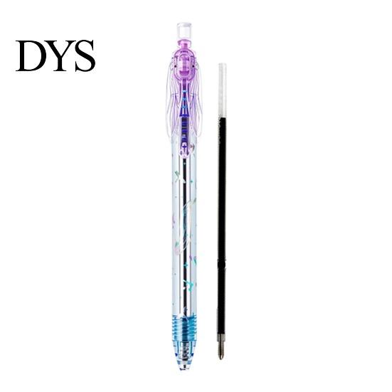 Kawaii pera pro deník a poznámky Třpytivá křídla Vážka Gelové pero, 0,5 mm Hladké psaní Průsvitné tělo Papírnictví, Kreativní dárky Přátelé