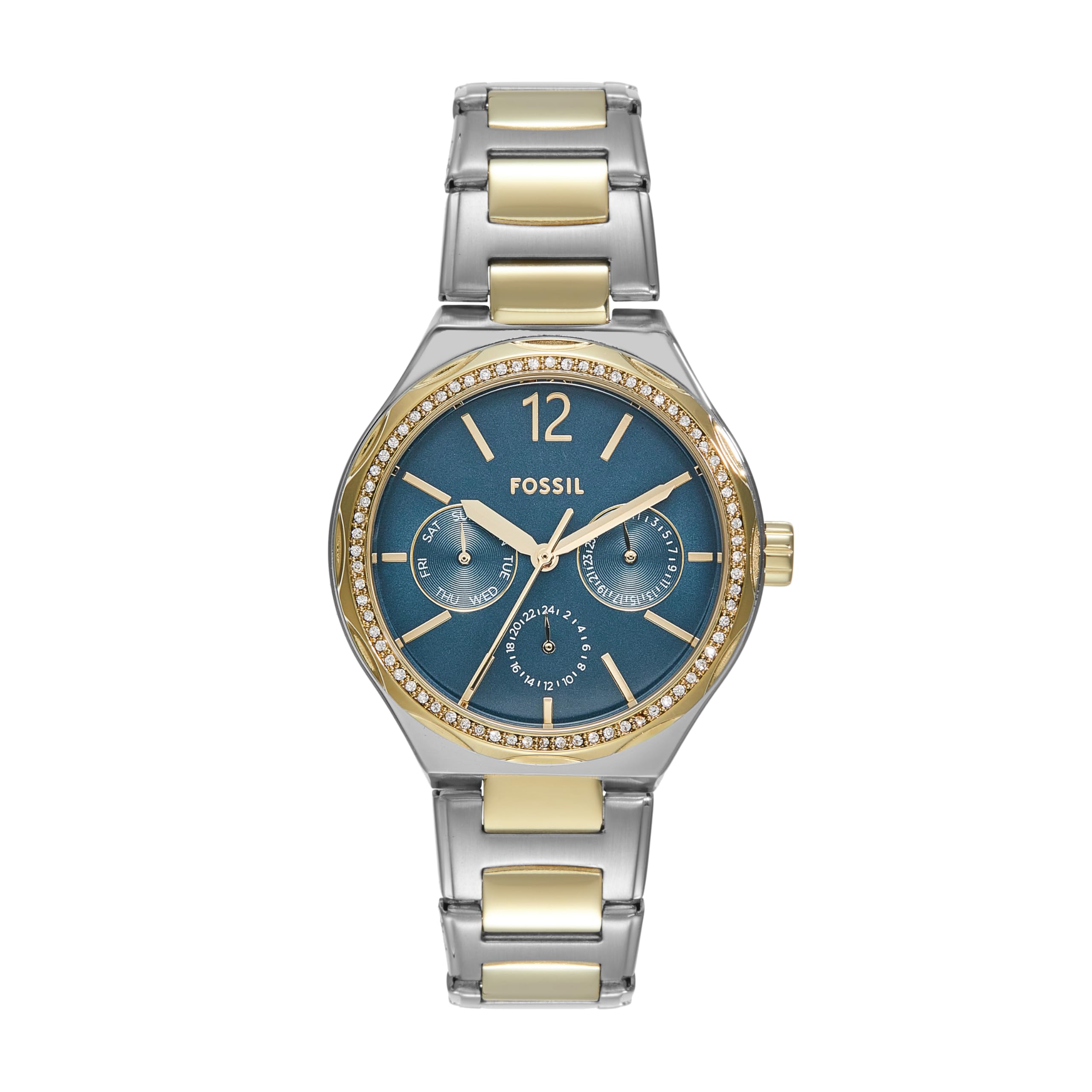 

Часы EEVIE BQ3948 Silver Gold [Fossil] женские и