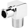 Heater Hose Connector, Heater Hose Fitting, Aluminum Alloy Heater Hose Fitting 90 Degree Connector 1/2in NPT to 5/8in Hose Barb