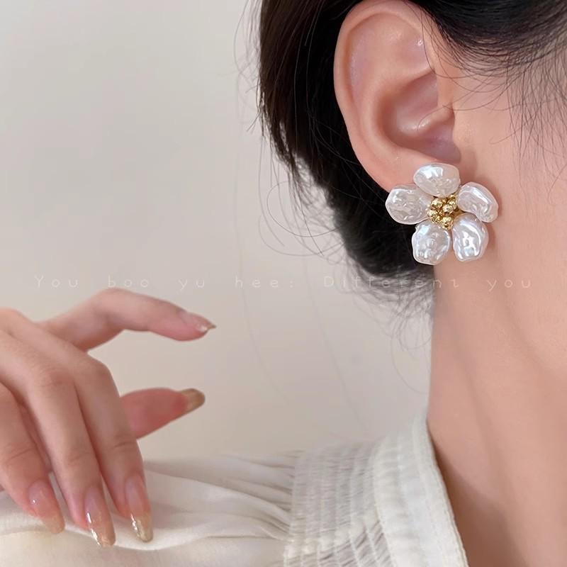 2025 High-End Silver Flower Earrings - Spring & Summer Collection for Women
