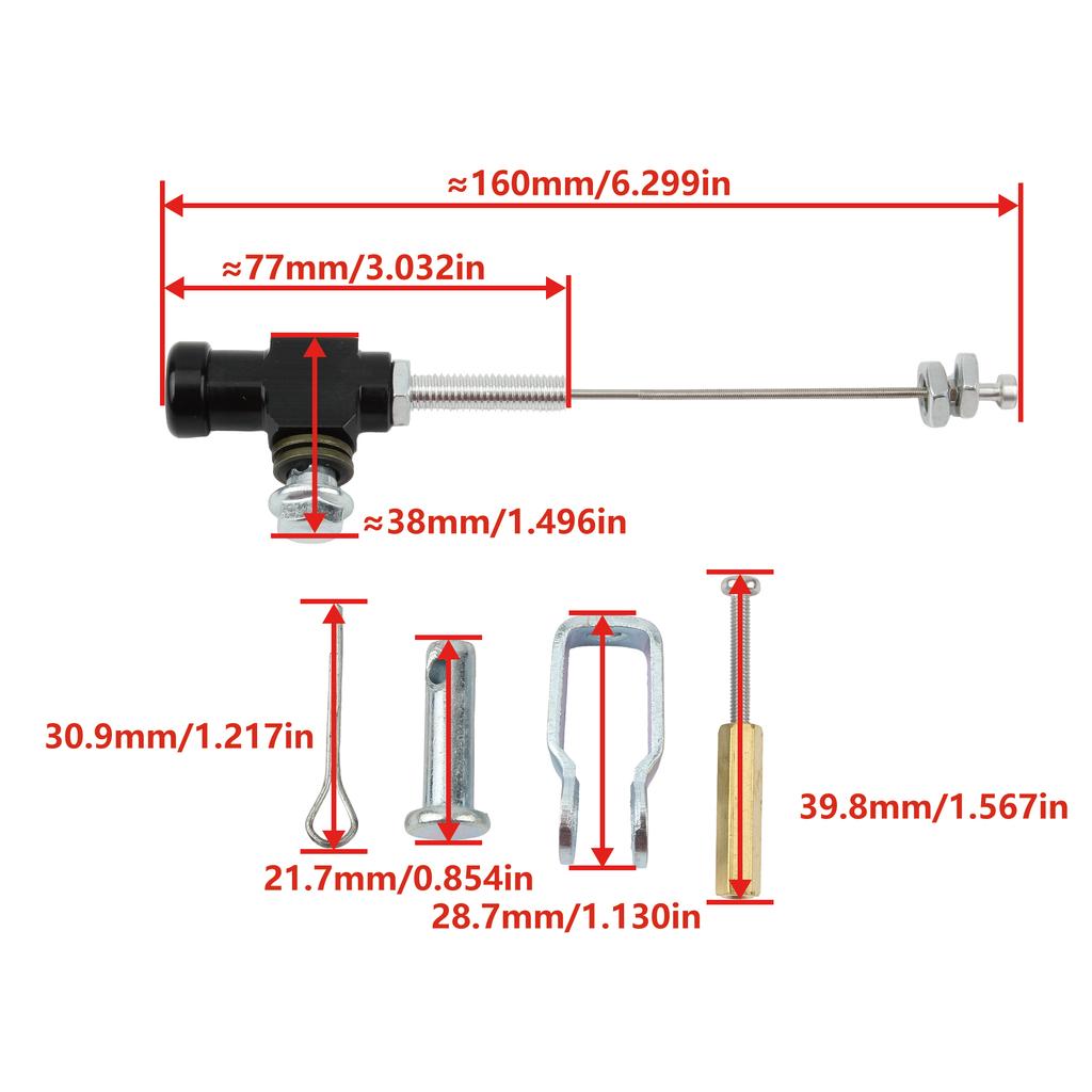 Universal Motorcycle Hydraulic Clutch Master Cylinder Efficient Brake Pump Aluminum For KTM Suzuki Yamaha Motocross Accessories