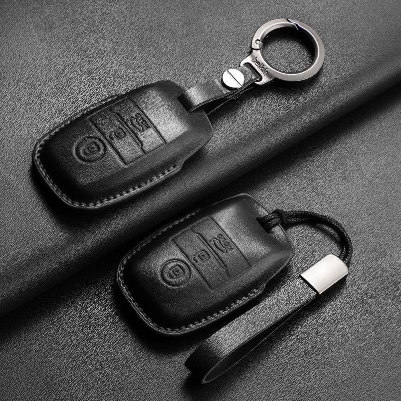 Premium Leather Key Case for Kia K3 K4 K5 KX3 KX5 Sportage Sorento