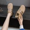 Leather little white shoes board shoes women's spring new retro versatile sports shoes women's soft-soled casual shoes