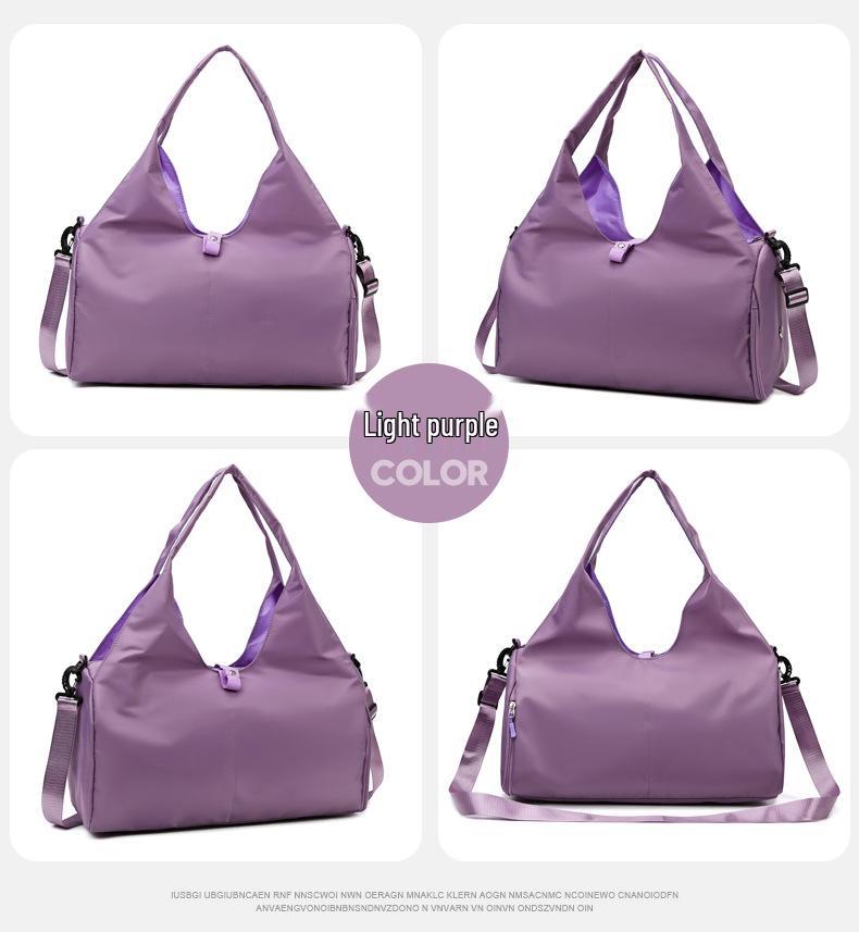 Women's Cross-border Yoga Sports Bag: Large Capacity, Wet/Dry Separation, Custom Logo, Ideal for Fitness and Travel