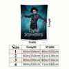 Edward Scissorhands Wall Tapestry Aesthetic Wall Hanging Printed Fabric Blanket Decorative Tapestries For Bedroom Living Room Home Decor