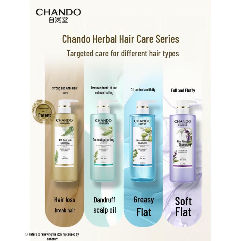 CHANDO Oil Control Shampoo & Brightening Shower Gel Set