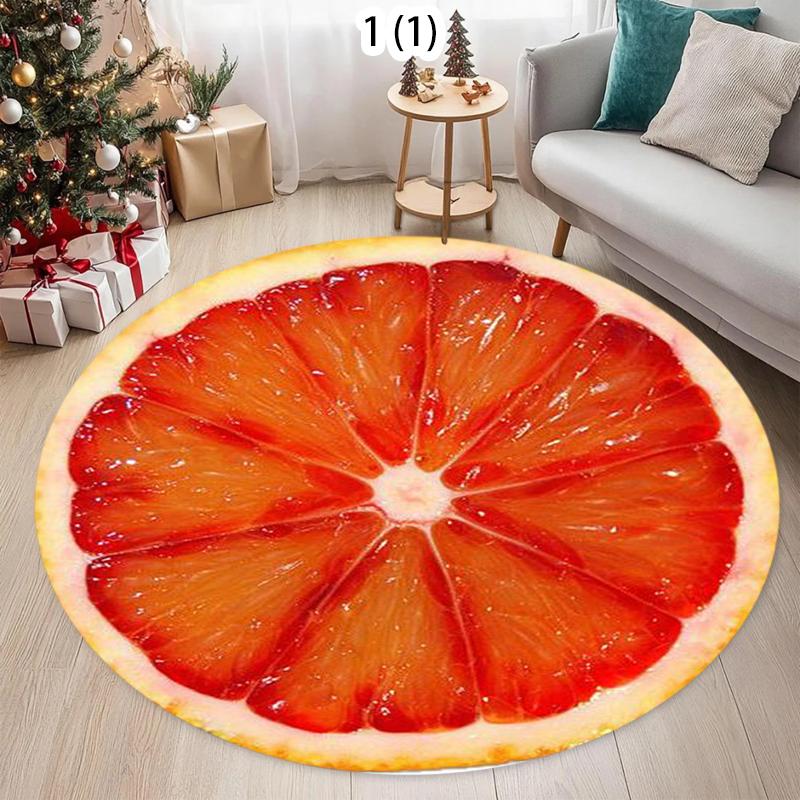 

Record Music Cd Carpet Round Game Chair Floor Mat Room Decorated Living Room Lounge Large Area Non-Slip Carpet Bedroom Decor 80cm
