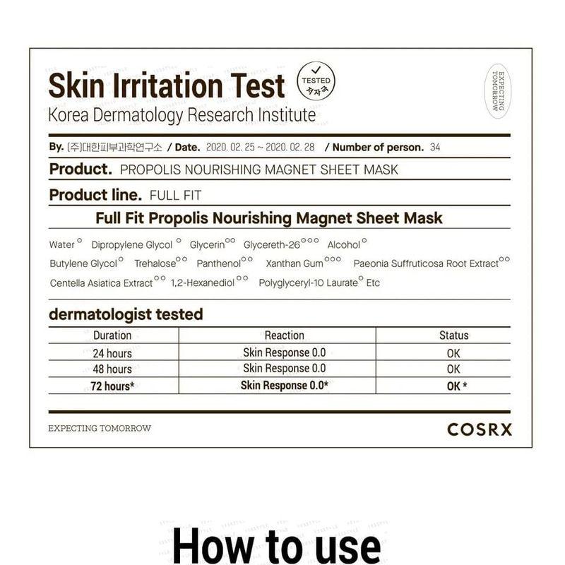 COSRX Full Fit Propolis Nourishing Magnet Sheet Mask Bundle Set