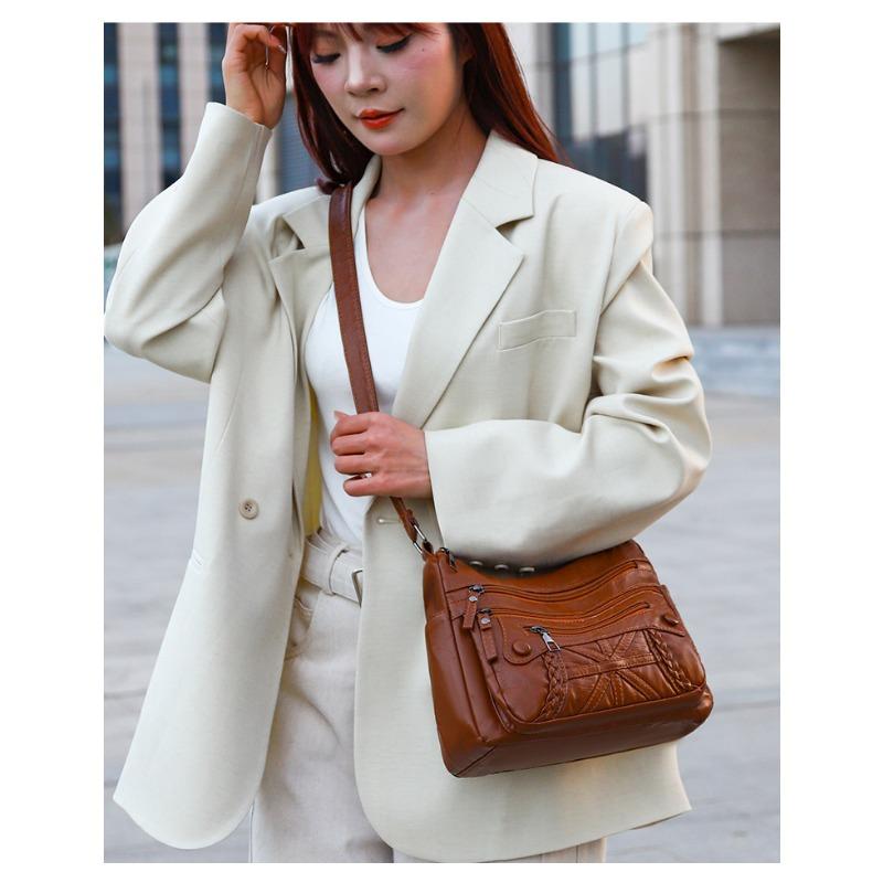 Casual Versatile Multi Pocket Single Shoulder Diagonal Cross Bag