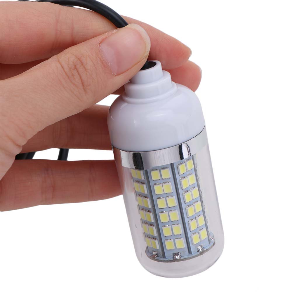Underwater Fishing Trap Light 12V LED Fishing Light High-power Fish Finder Lamp Squid Krill