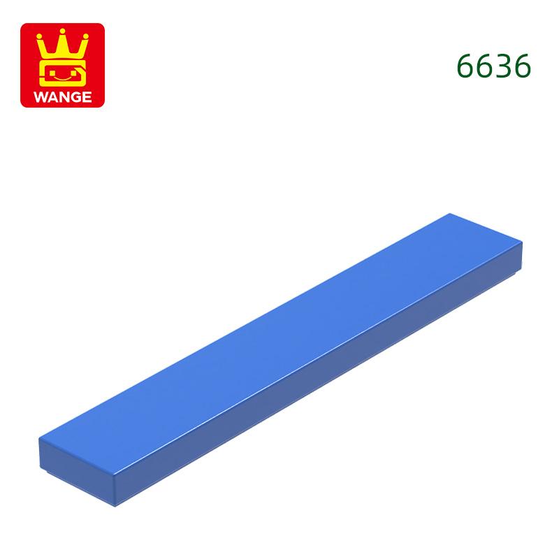 121Pcs/lot 6636 1x6 Tile Building Block Moc Classic Accessories Compatible with Brick Children Toys Gift Box