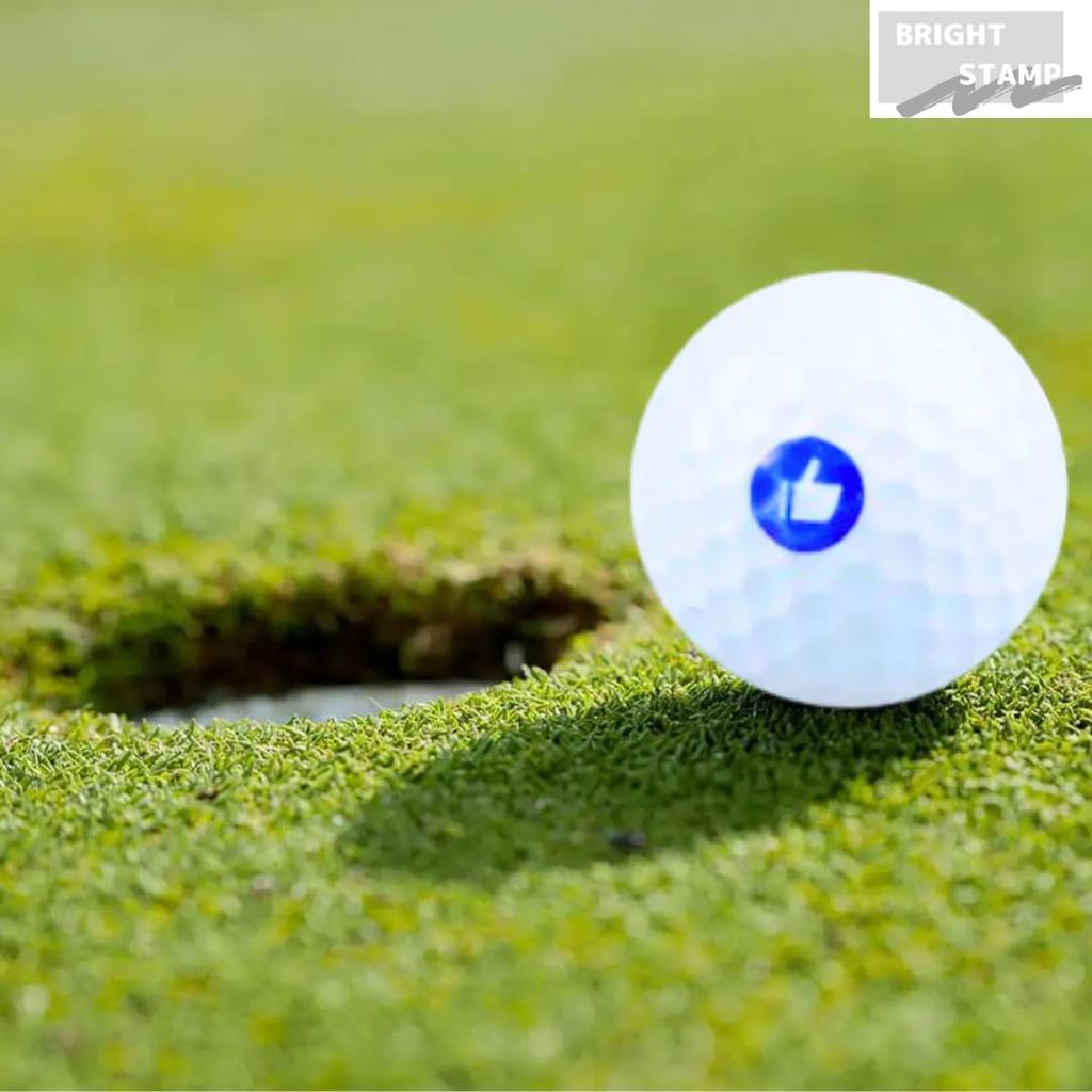 Metal Stamp Golf Ball Stamp Marker with Refillable Ink Mark (1Good + Ink)