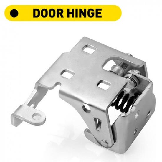 Door Hinge Front Lower Chrome For Silverado Chevy 1500 2007-2013 Driver Side EKK