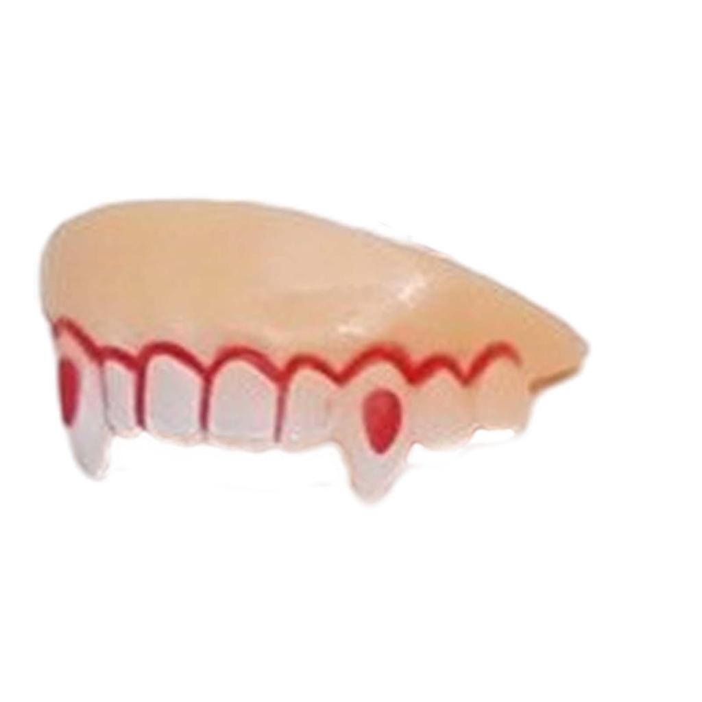 Halloween Fake Teeth Halloween Front Teeth Funny Fake Teeth Decoration for Stage Performance Dress Up Party Halloween Masquerade