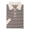 Collar Knit Stripe Pattern Dms1swts107w1