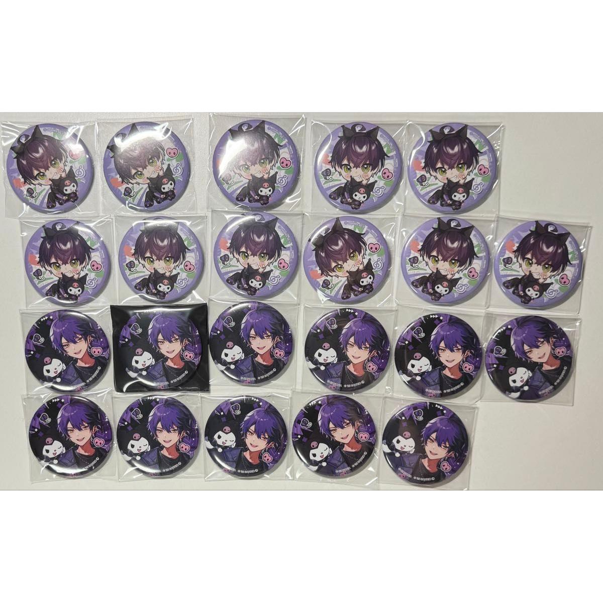 Used Chiffoni Iruma Can Badge Sanrio Collaboration Kuromi Life-size Deformation