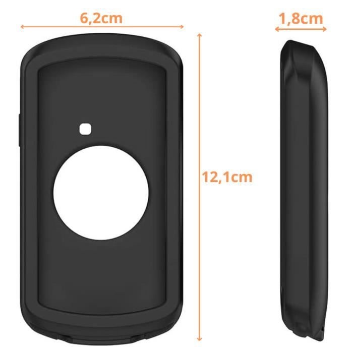 Dekselskall for Garmin Edge 1040 - Etui Silikondeksel Svart Myk Beskyttelse Phonillico®