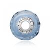 Pandora 798938c00 Wavy Dark Blue Glass Ocean Murano Silver Charm