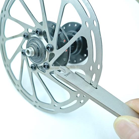 Bicycle Oil Pipe Torque Wrench Heavy Duty Stainless Steel 7-8MM MTB Road Mountain Bike Oil Pipe Brake Locking Screw Open Wrench Tool