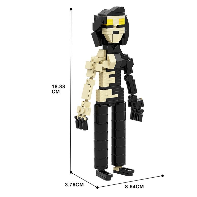 2025 Bendy und die Tintenmaschine 3D Kinderblock-Spieldesigner aus Kunststoff für Jugendliche und Kinder