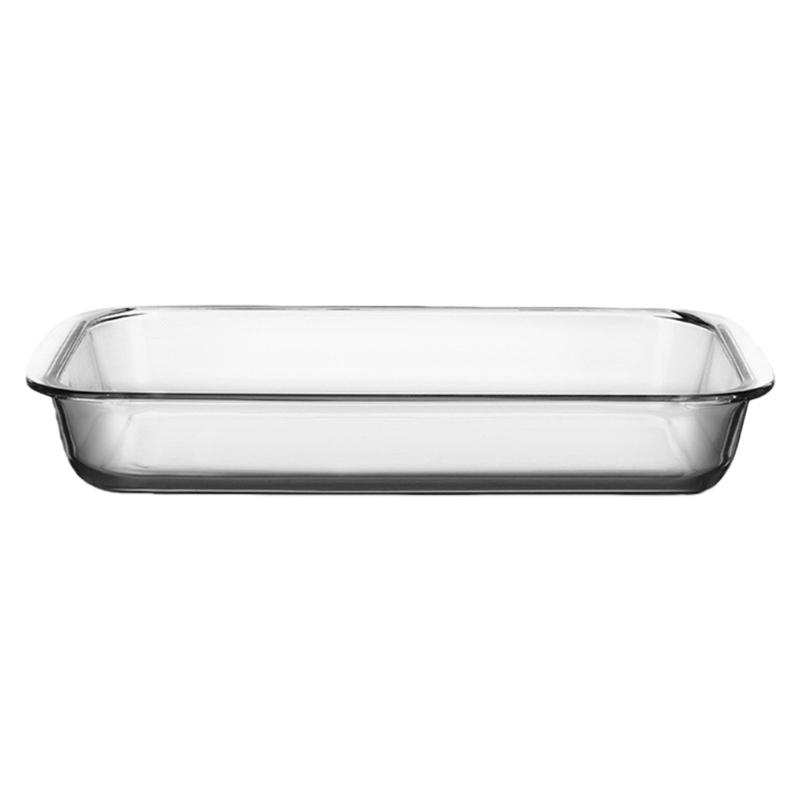 Borosilicate Glass Rectangular Baking Dish Microwave Oven Safe Heat Resistant Transparent Bakeware for Easy Monitoring