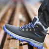 Steel Toe Safety Boots Winter Men Work Shoes Anti-Slip Anti-Puncture Work Boots Men Safety Shoes Indestructible Work Sneakers