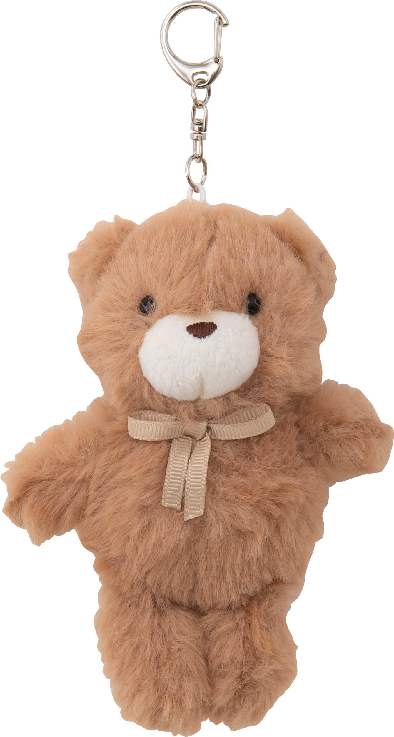 

Plush Furry Fluffy Charm, Bear, Keychain, Mimi, 172-7905A2