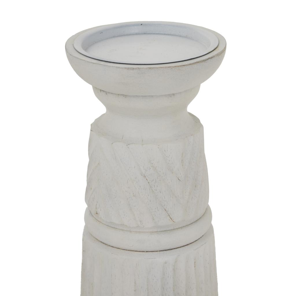 Hill Interiors Carved Candle Holder