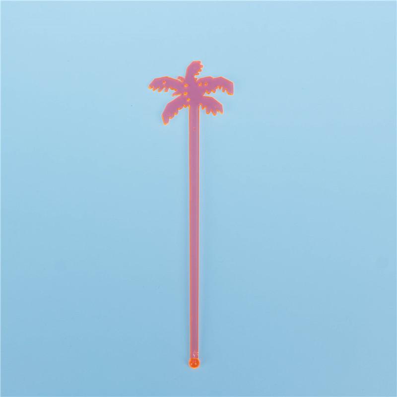 50Pcs Coconut Tree Cocktail Swizzle Sticks Drink Stirrer Coffee Muddler Puddler