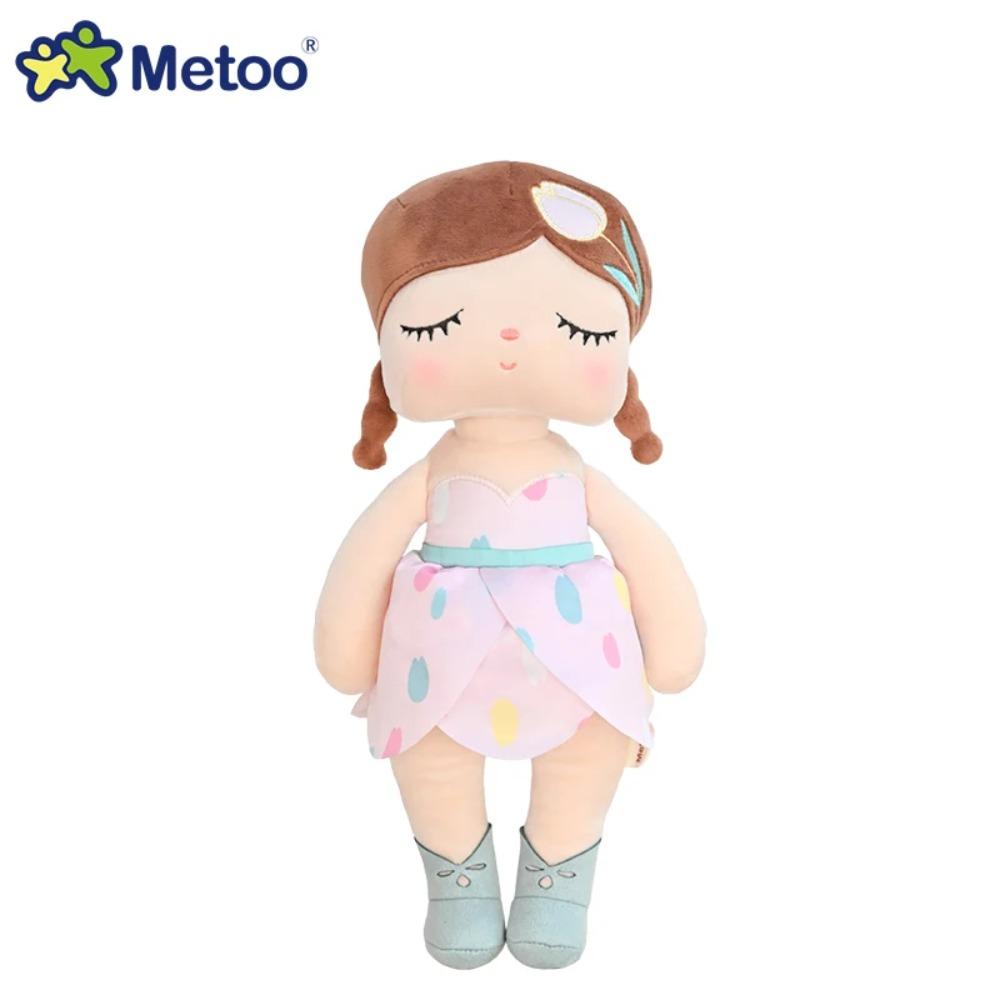 Metoo Doll  plushie kawaii Flower Fairy Angela Plush Toys Pillow Cartoon Decoration Gift For Kids Friends