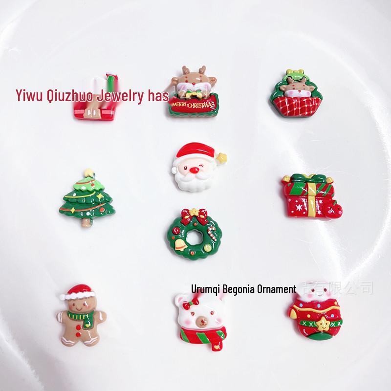 Christmas Hair Clip & Headband Set: Antlers, Snowman, Santa Claus Party Accessories