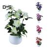 Artificial Potted Plant Portable Fadeless Plastic Home Decor Simulation Flower