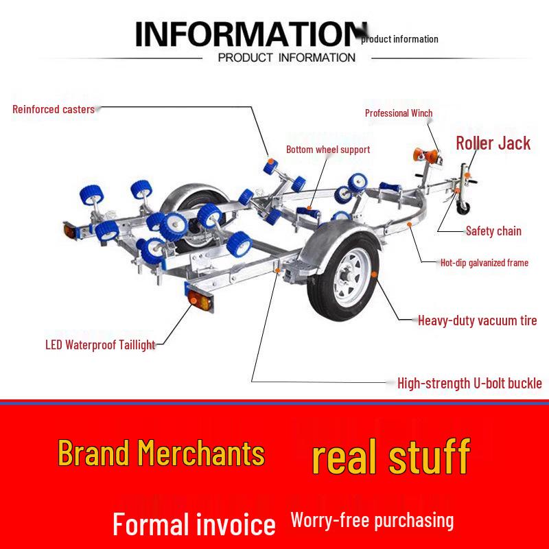 Yacht & Dinghy Trailer Roller Set: Bottom & Side Rollers for Accessories