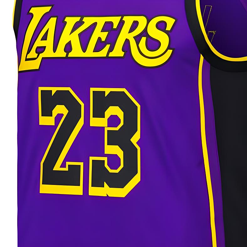 Jordan x NBA Los Angeles Lakers Basketball Jersey Men's Purple DQ0149-506