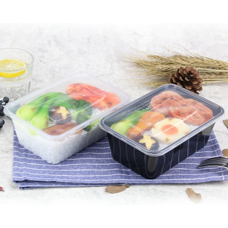 Disposable Rectangular Takeaway Meal Prep Containers