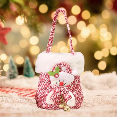 Doll Christmas Gift Bag Apple Stocking Stuffer Portable Decor Candy