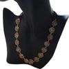 Lady Girl Fashion Sweet Metal Hollow Rose Flower Elastic Hair Band Headband
