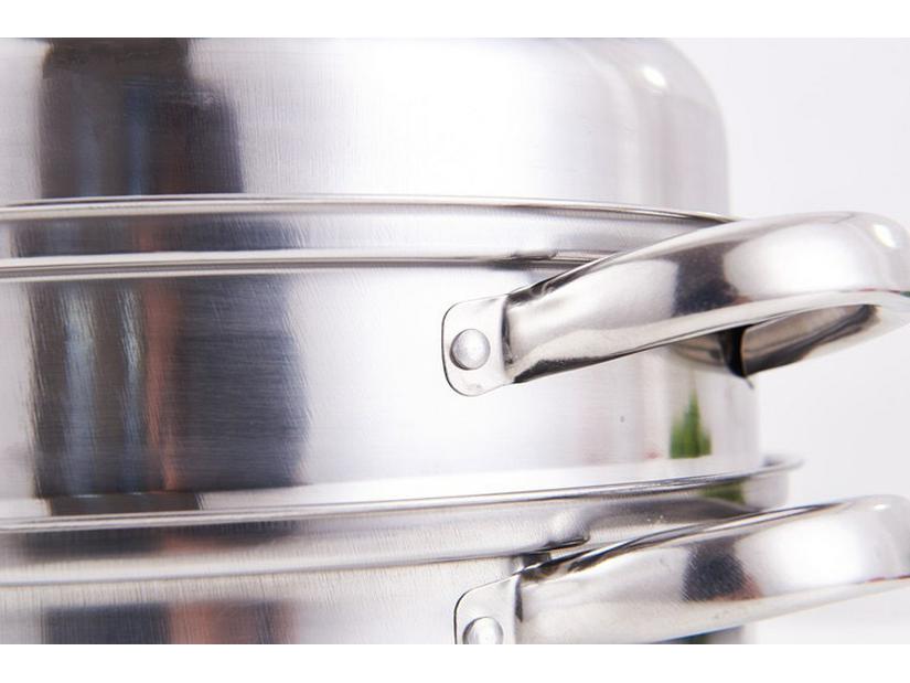 Stainless Steel Double-Layer Thickened Soup Steamer Pot - Multifunctional Household Cookware Gift
