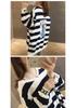 Fleece-Lined Striped Hoodie: Women's 2026 Winter Loose Fit, Mid-Length, Versatile Korean Style Trendy Top