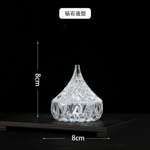 

Европейская полосатая стеклянная банка для хранения орехов, коробка для конфет, хрустальная стеклянная банка с крышкой, подсвечник для ароматерапии, контейнер для еды