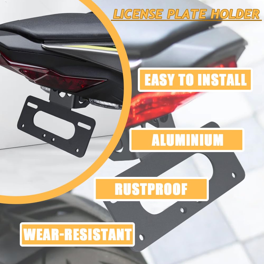 REARACE Fit Motorcycle Fender Eliminator 2025 2024 2023 2022 2021 2020 2019 ZX-6R 636,