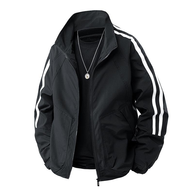 

Новая куртка на двух пуговицах Водонепроницаемая Ветрозащитная Весенне-осенняя Тонкий топ Тонкий Корейский лацкан Мужская одежда M