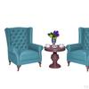 American Dollhouse Miniature Sofa Set, Micro Furniture Decoration, 1:12 Room Scene, Set