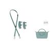 Ingenuity Handmade Cow Leather Bag Strap Women's Multicolor qjx0065