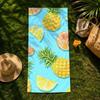 Prosop de plajă P-Pineapple Food, prosop de baie absorbant cu uscare rapidă pentru înot, sală de sport, camping, exterior