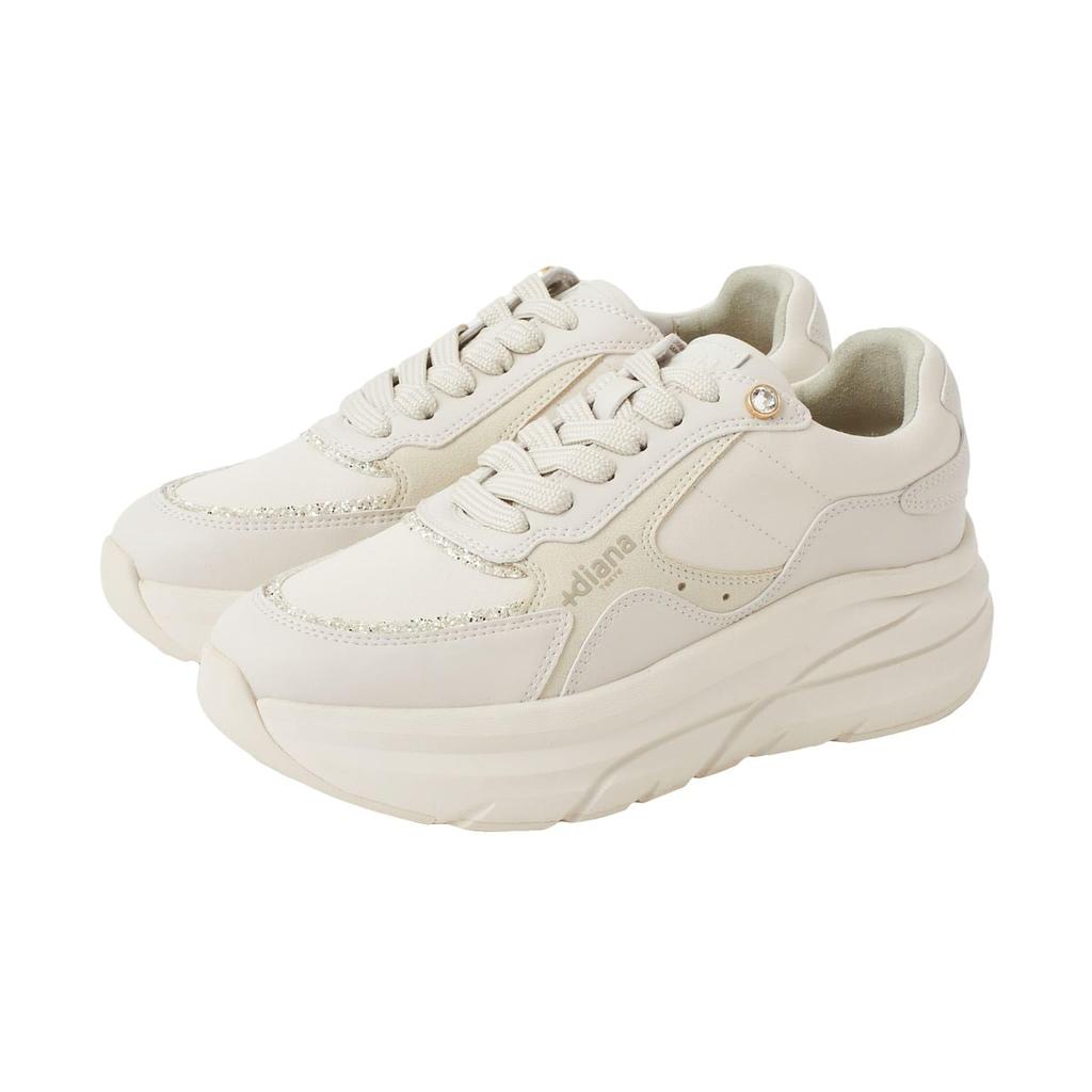 Diana Plus Size 170874600008 Sneakers, White/Ivory, 22.0cm,