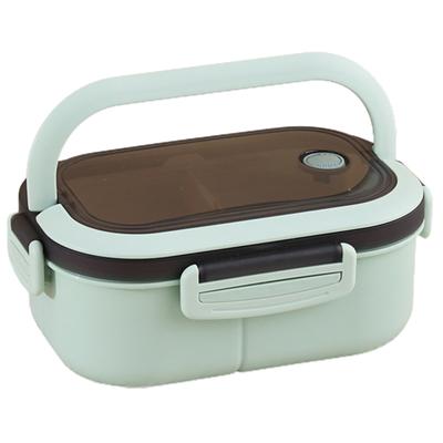 1 Set Porta Pranzo 1.2L Manico Antiscivolo 2 Strati 6 Scomparti Microonde A Prova di Perdite Confezione Riso Bento